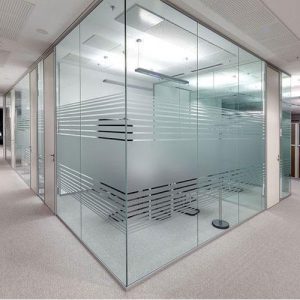 Clear Glass Partition